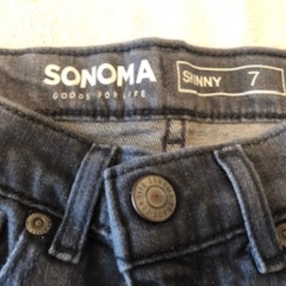 Boys Sonoma Jeans Size 7 (2 pairs) - Picture 3 of 3